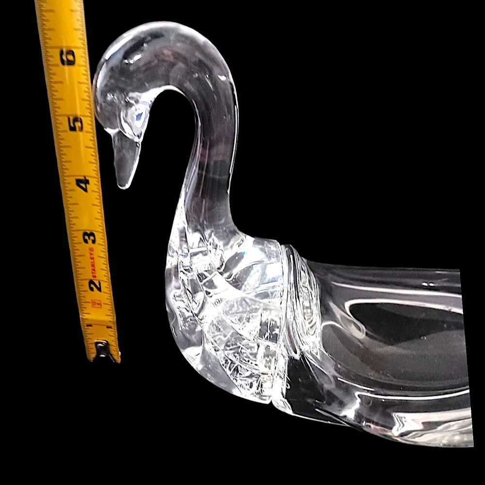 Vintage lucite swan